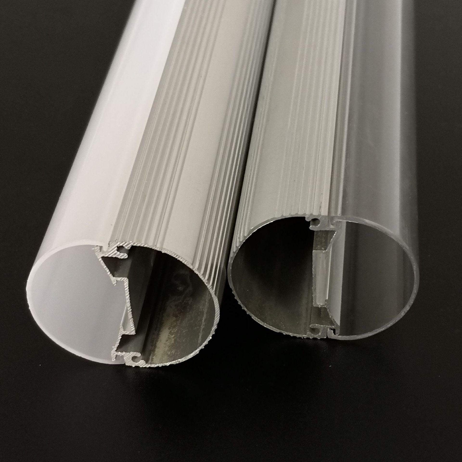 The third reason for the formation of adsorbed particles in the aluminum profile of the LED tube housing