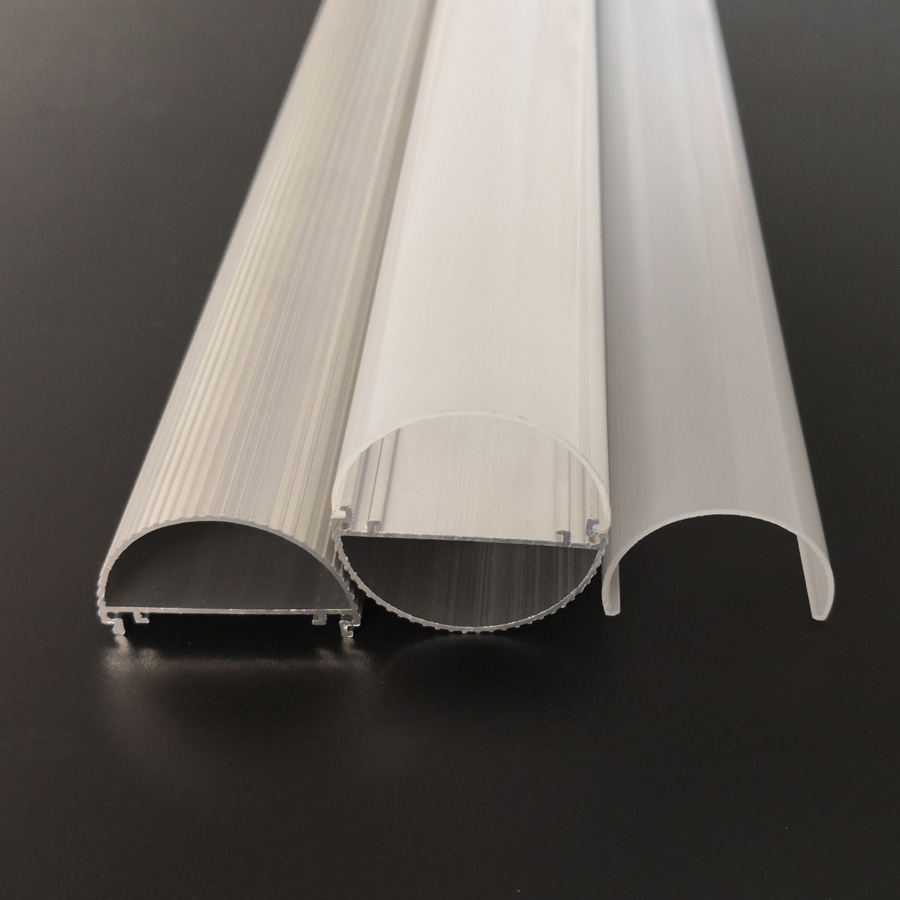 LED T12 Tube Housing Half Plastic and Half Aluminum